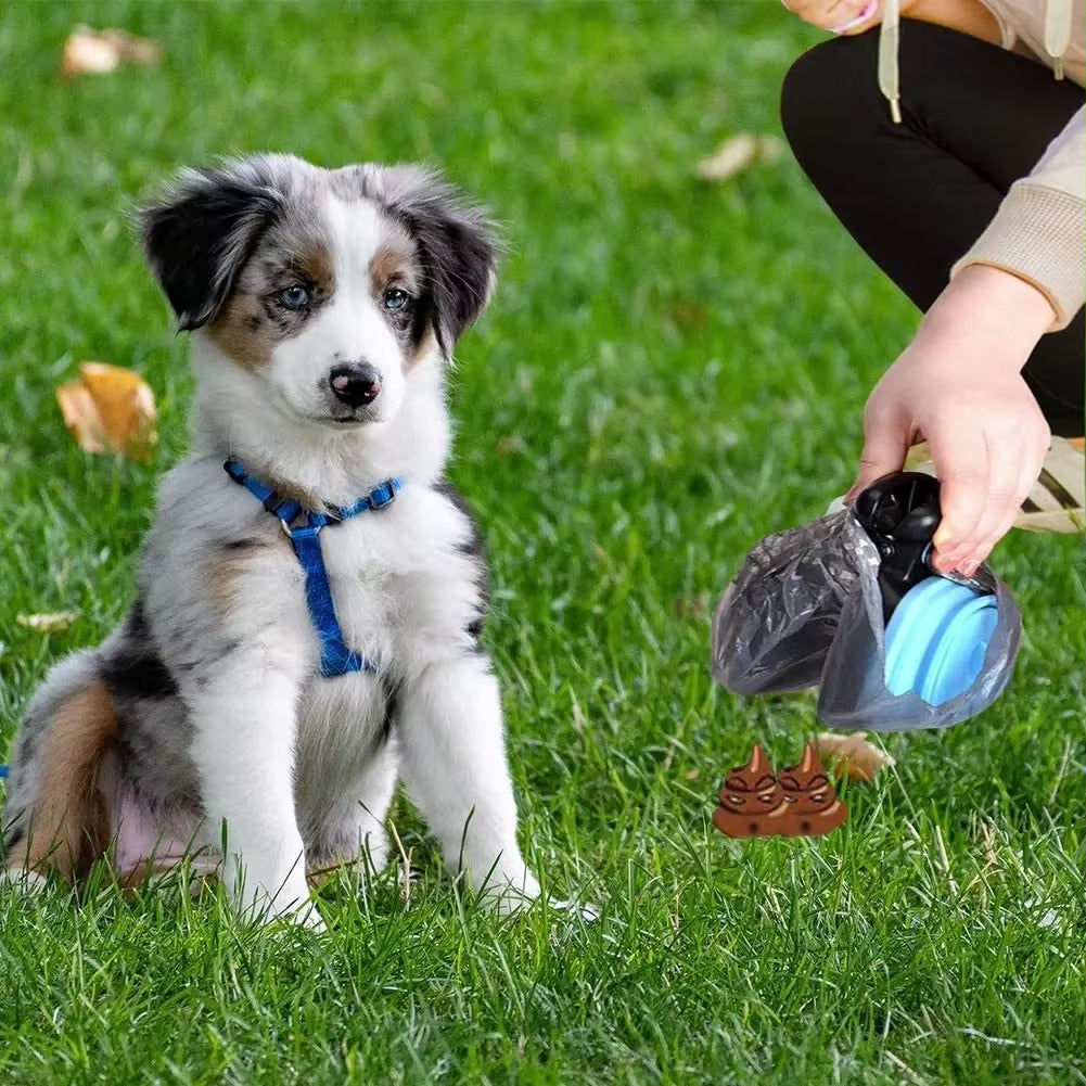 Portable Dog Poop Scoop with Eco-Friendly Bags
