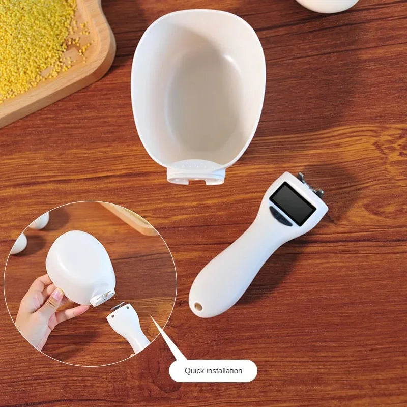 Digital Pet Food Scoop & Scale with LED Display