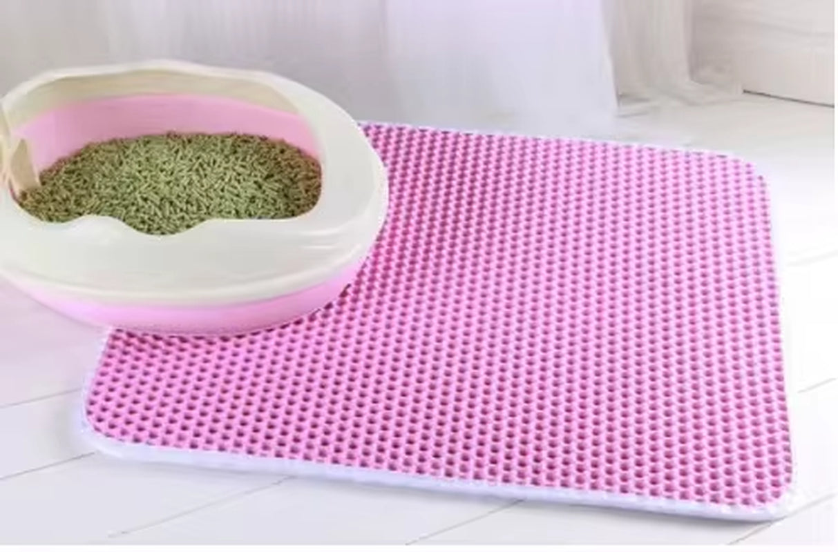 Double Layer Waterproof Cat Litter Mat – Non-Slip