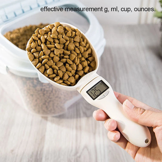 Digital Pet Food Scoop & Scale with LED Display