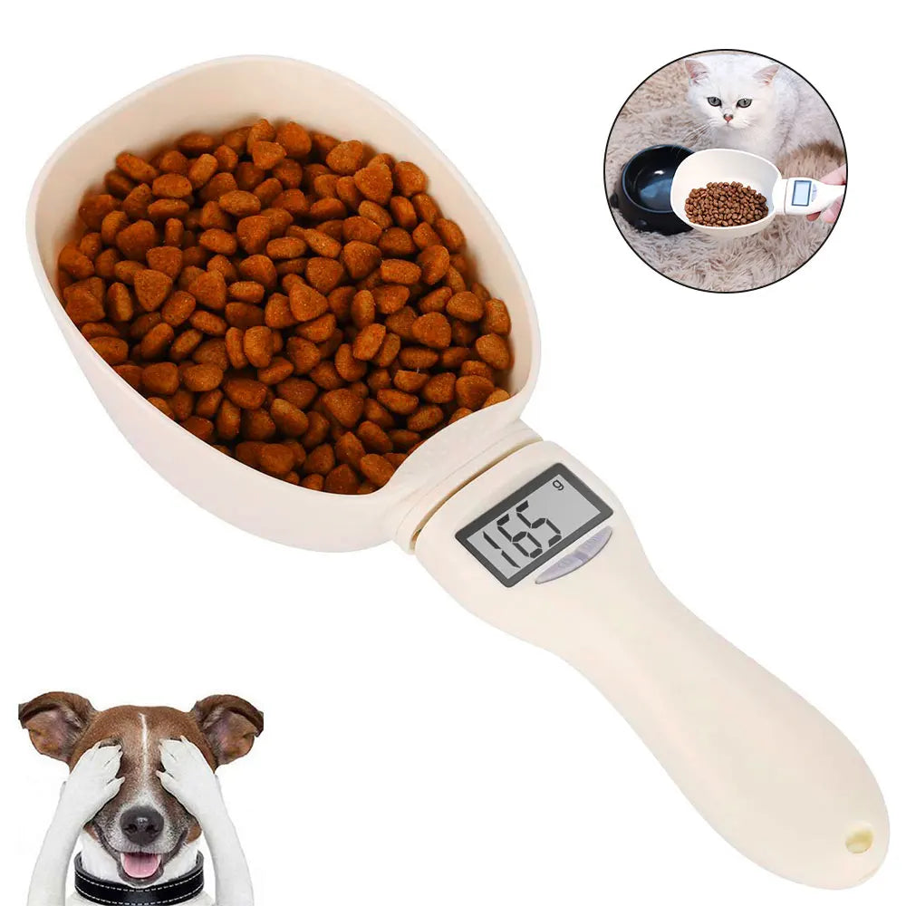Digital Pet Food Scoop & Scale with LED Display