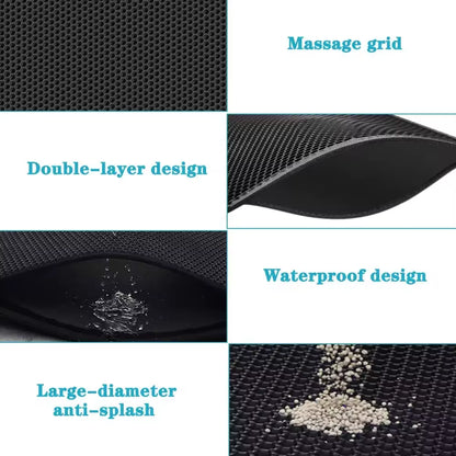 Double Layer Waterproof Cat Litter Mat – Non-Slip