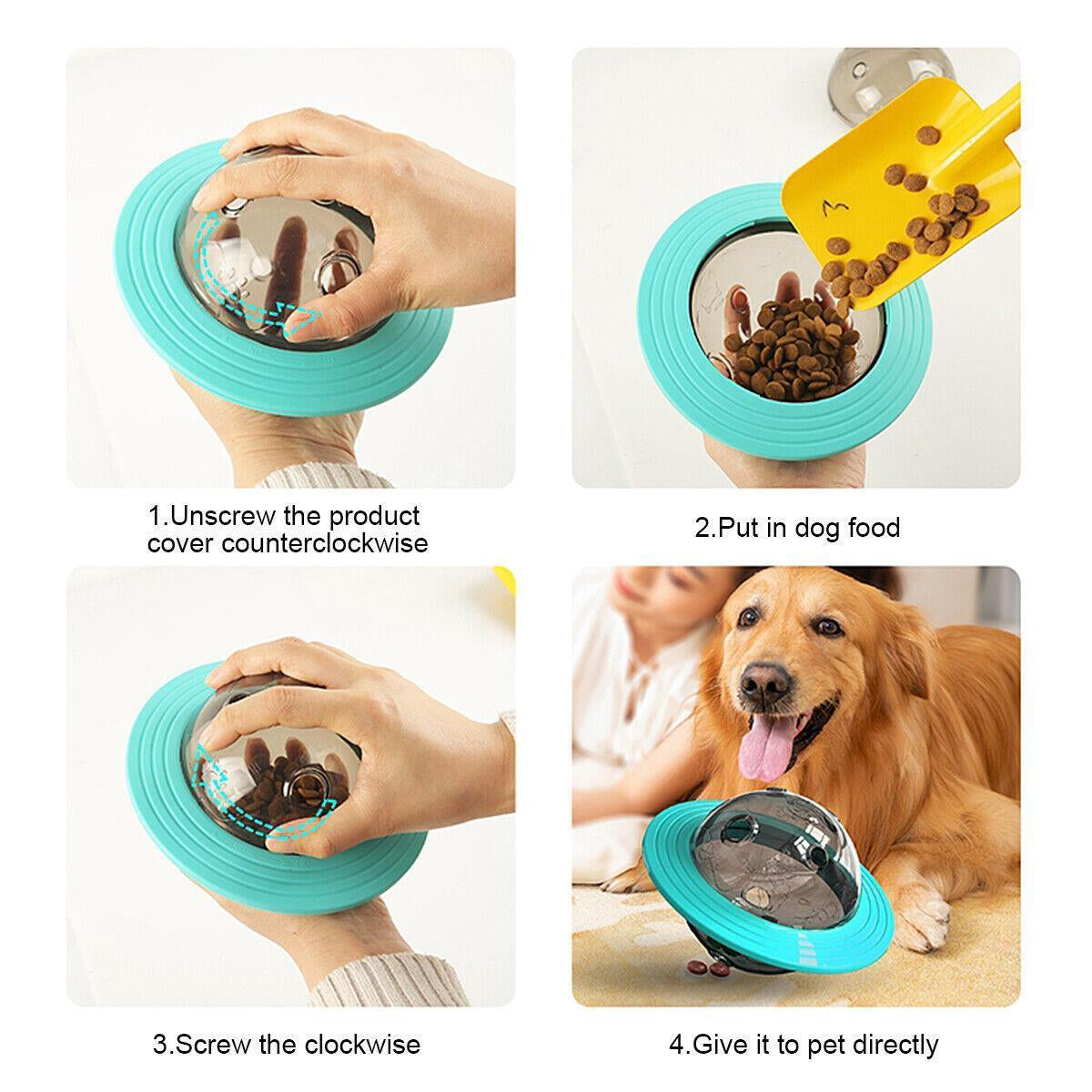 Interactive Pet Treat Dispenser Ball